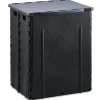 Coffre de rangement et couvercle pliable noir