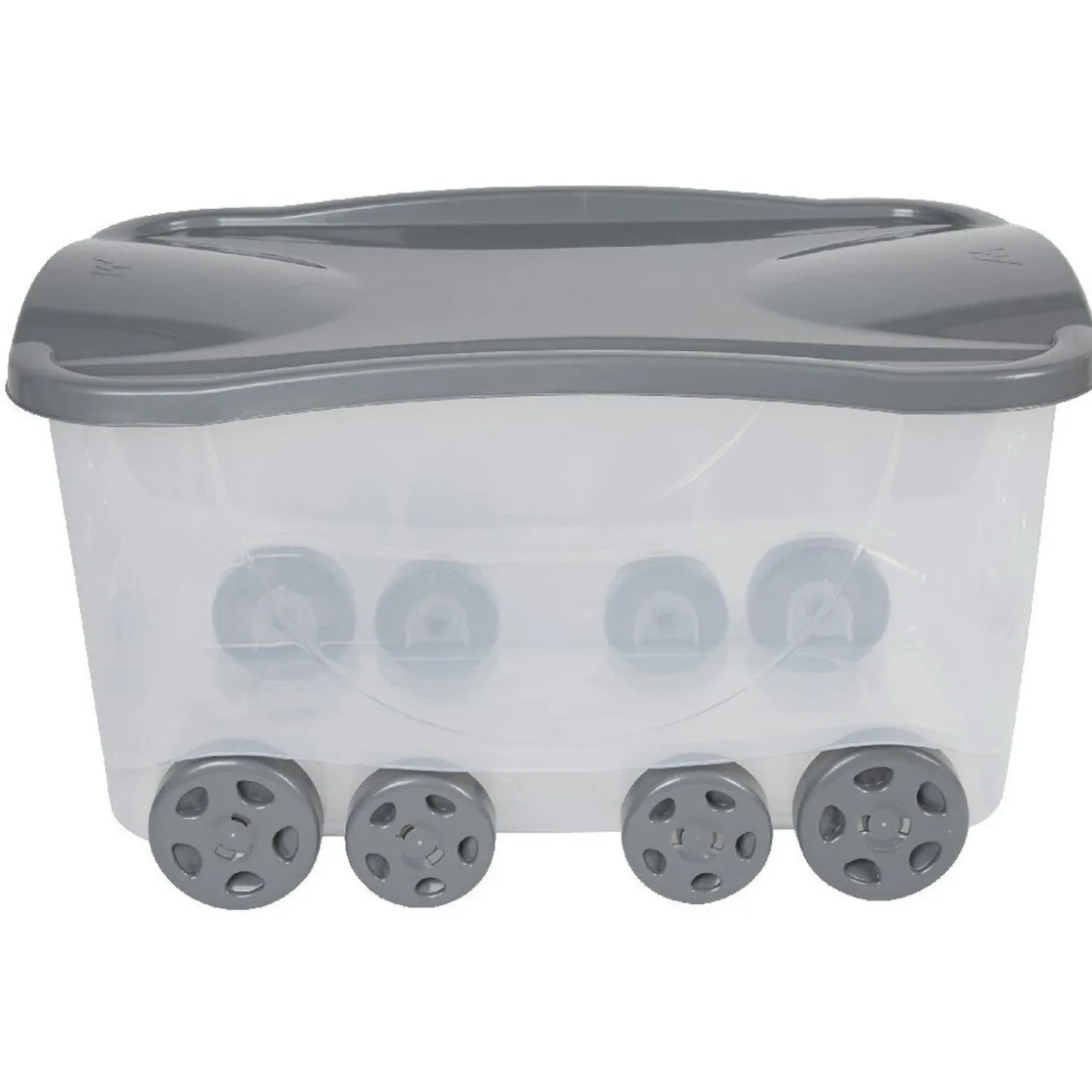 Coffre de rangement gris enfant 47,5 L