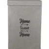 Coffre de rangement rectangulaire gris clair