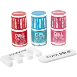 Coffret 3 vernis effet gel