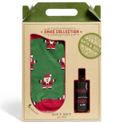Coffret cadeau Noël homme Xmas Collection gel douche et chaussettes