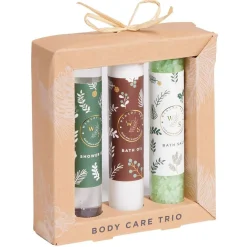 Coffret cadeau Winter Spa huile/gel/sel - 3 flacons