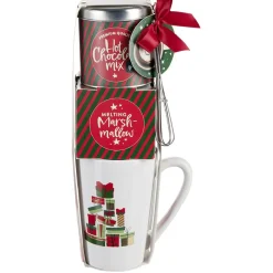 Coffret Mug XXL avec boisson et gourmandises Noël tradition