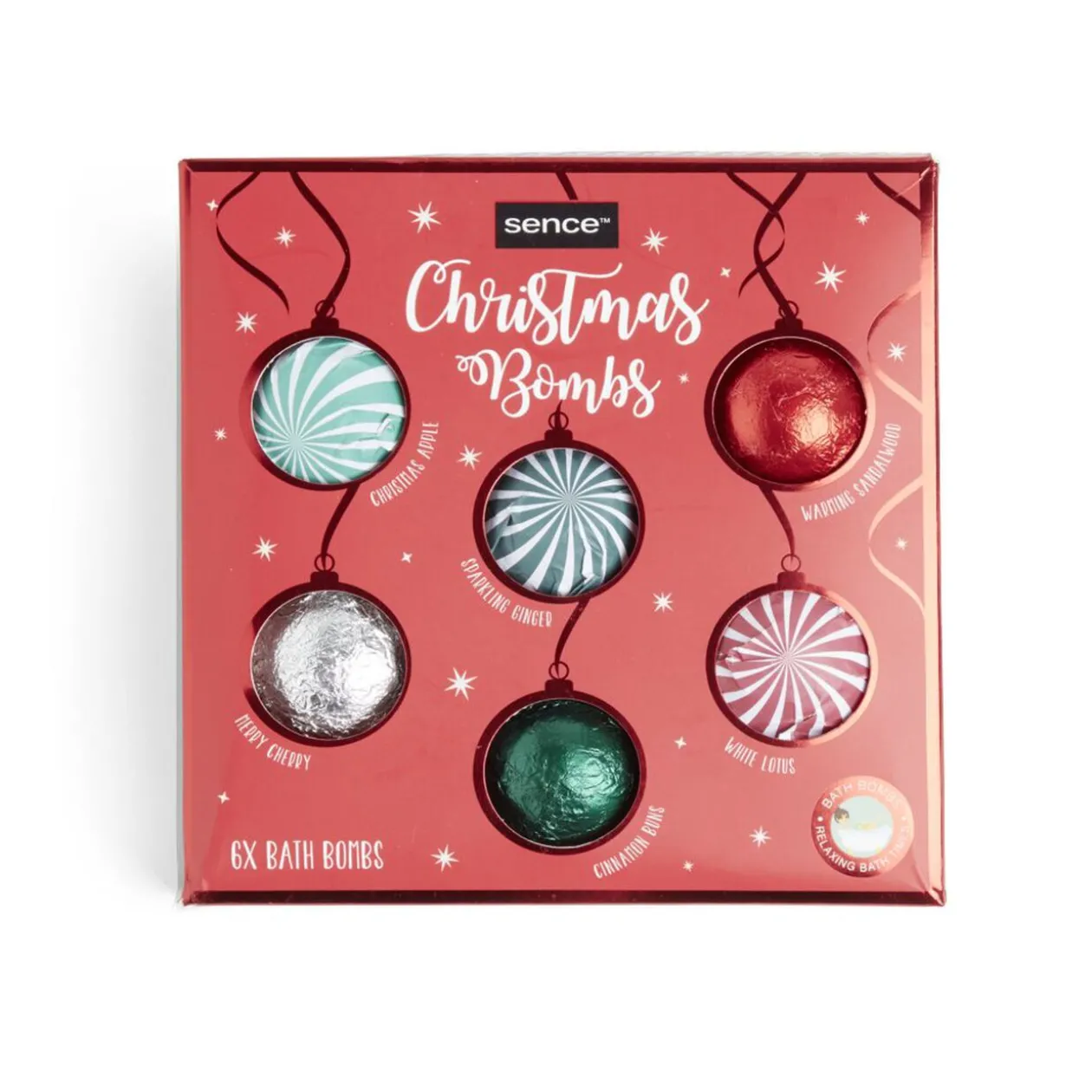 Coffret Noël bombe de bain 6 pièces