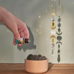 Coffret rituel songe Mességué diffuseur pierre volcanique et synergie huile essentielle