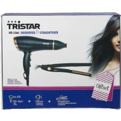 Coffret sèche cheveux et lisseur Tristar