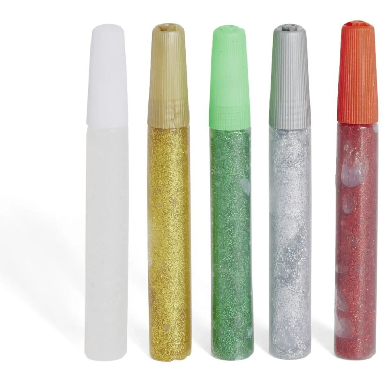 Colle colorée pailletée 10ml x5