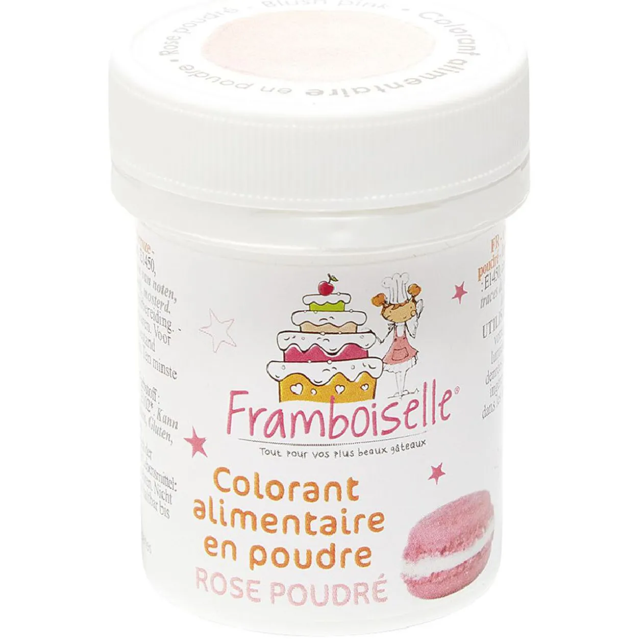 Colorant alimentaire rose en poudre Framboiselle