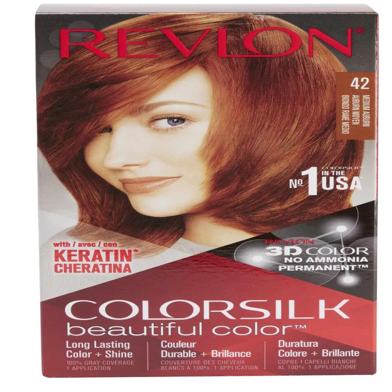 Coloration cheveux Auburn moyen 42 Revlon
