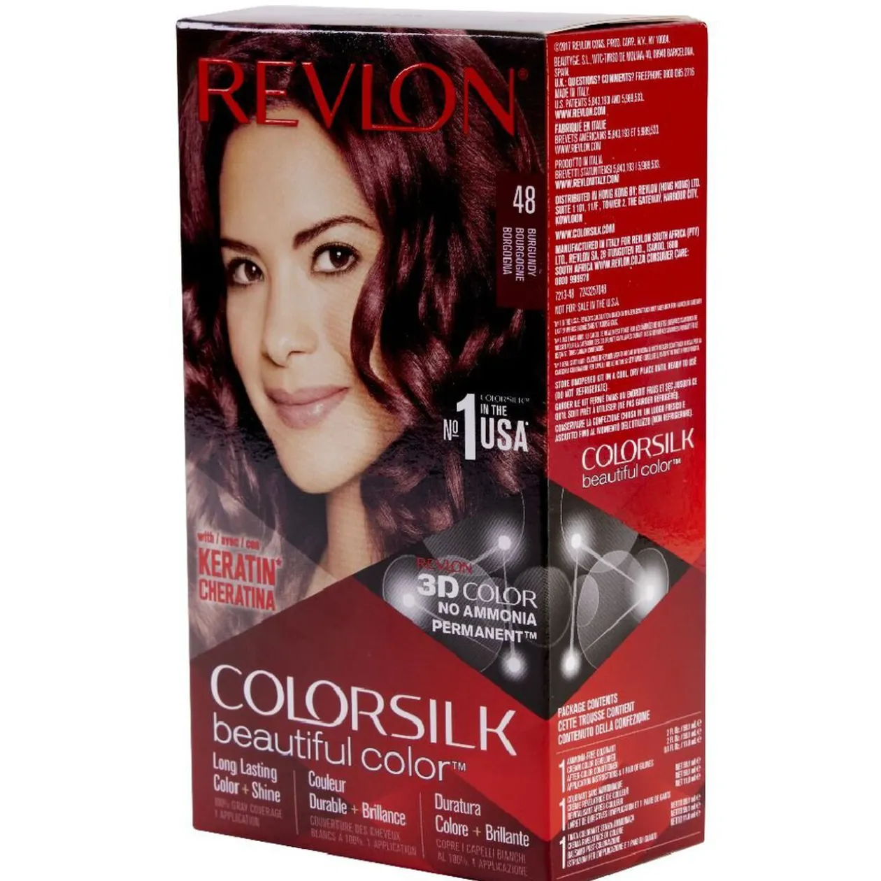 Coloration cheveux Bourgogne Keratine 48 Revlon