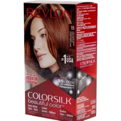 Coloration cheveux Brun roux Keratine 55 Revlon