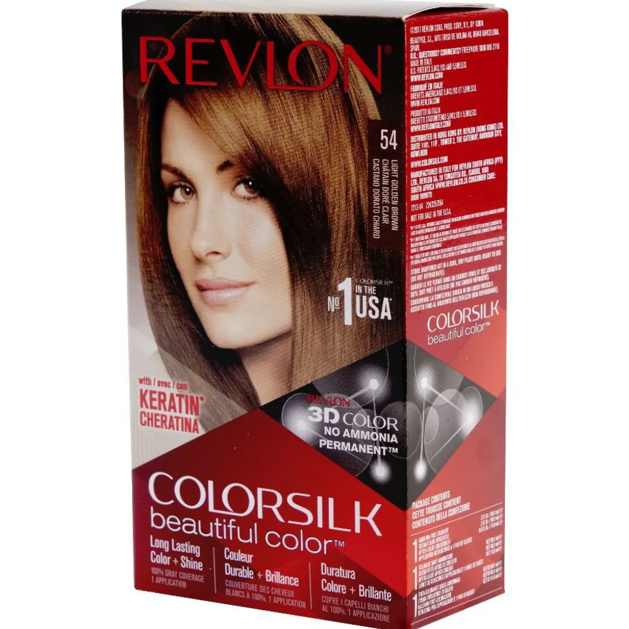 Coloration cheveux Chatain doré 54 Revlon