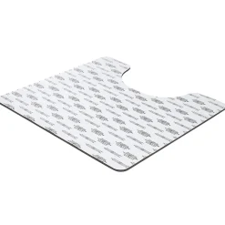 Contour WC PVC motif terrazzo noir et blanc 49,5x15cm