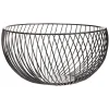 Corbeille à fruits acier noir