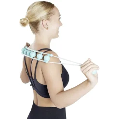 Corde de massage récupération sportive plastique bleu