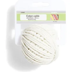 Coton câblé Ø2,5/3 mm - L.25 m
