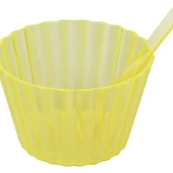 Coupelle à glace en plastique assorti x4