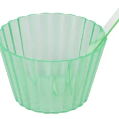 Coupelle à glace en plastique assorti x4