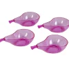 Coupelle design poire violette x4