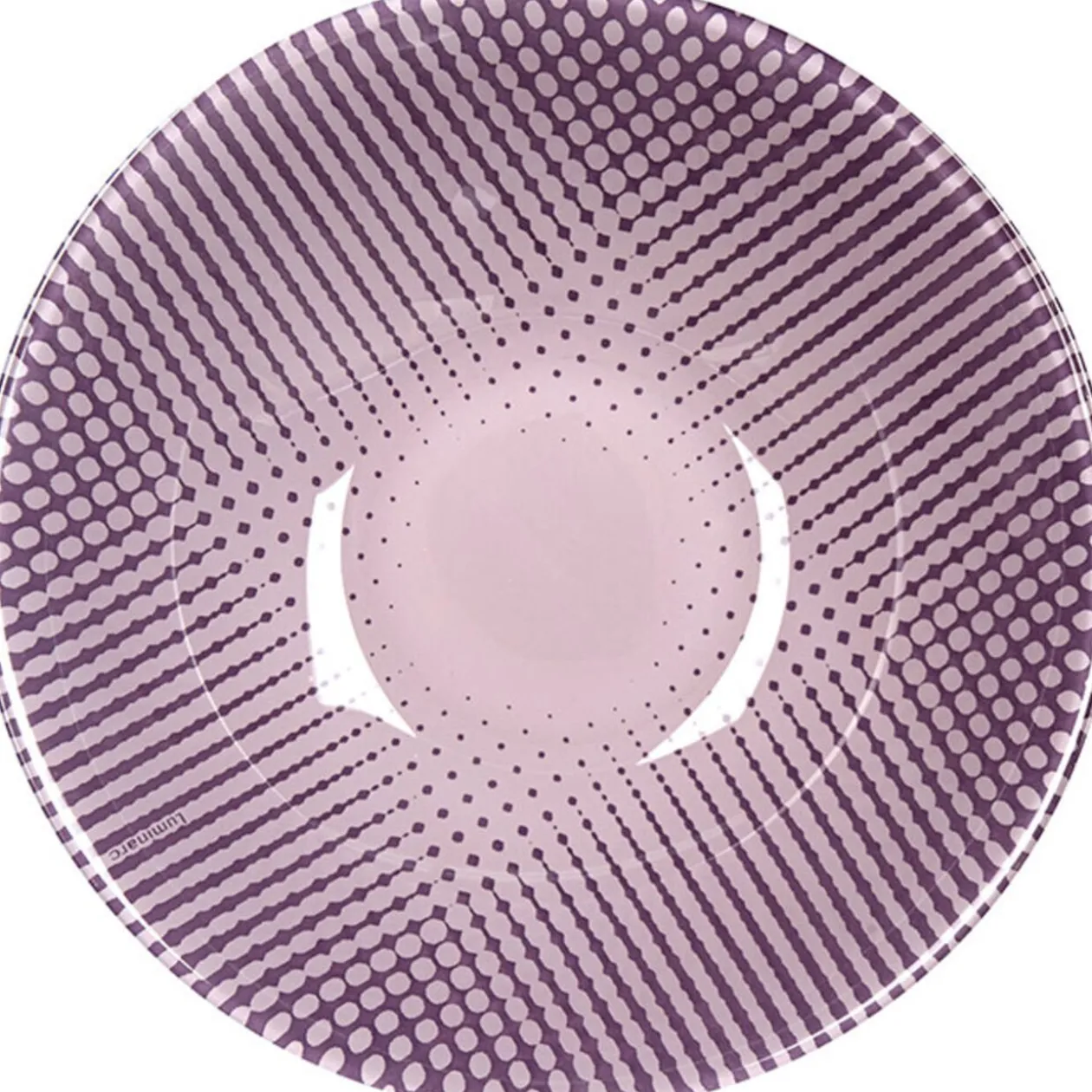 Coupelle Luminarc violet Funky Dots