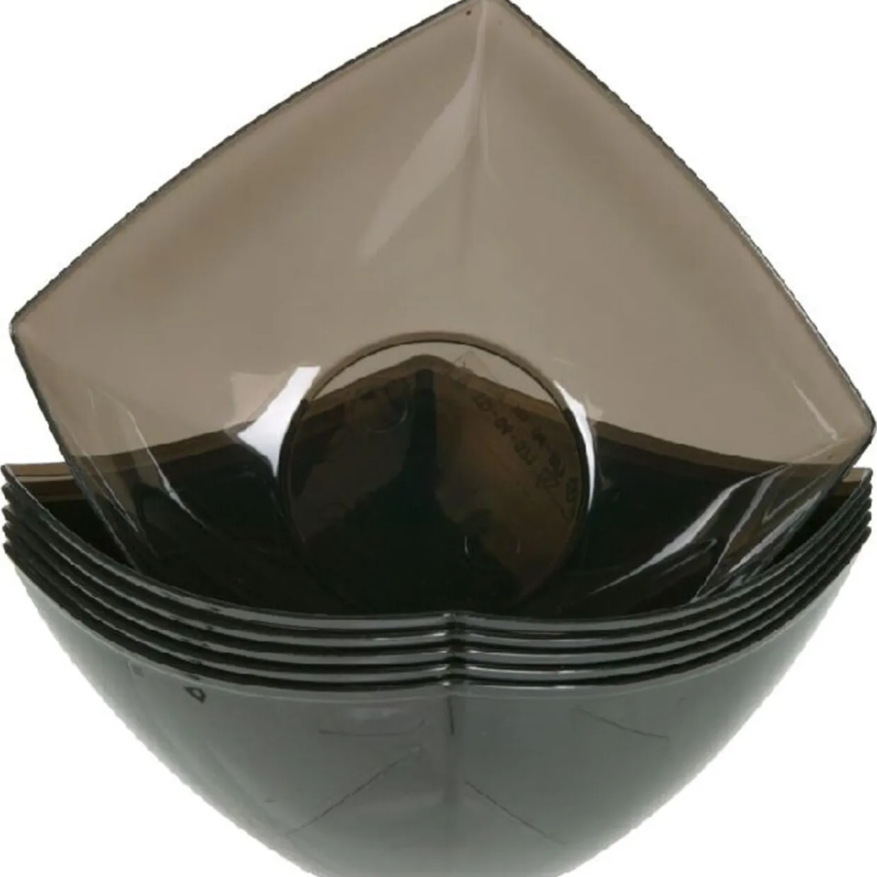 Coupelle plastique noir X6