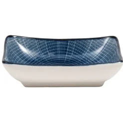 Coupelle rectangle décor cyclade x3