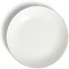 Coupelle ronde blanc et doré Ø20cm porcelaine