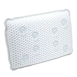 Coussin de bain blanc PVC et éponge
