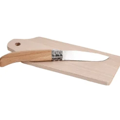 Couteau à virole marron inox&hêtre