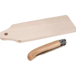 Couteau à virole marron inox&hêtre