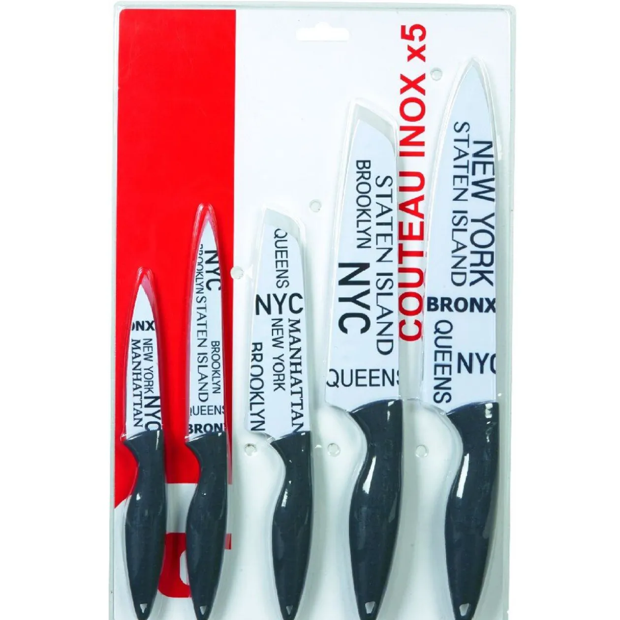 Couteau de cuisine London ou New York x5