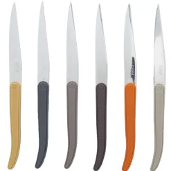 Couteau multicolore x6 laguiole