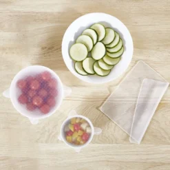 Couvercle extensible en silicone transparent x3