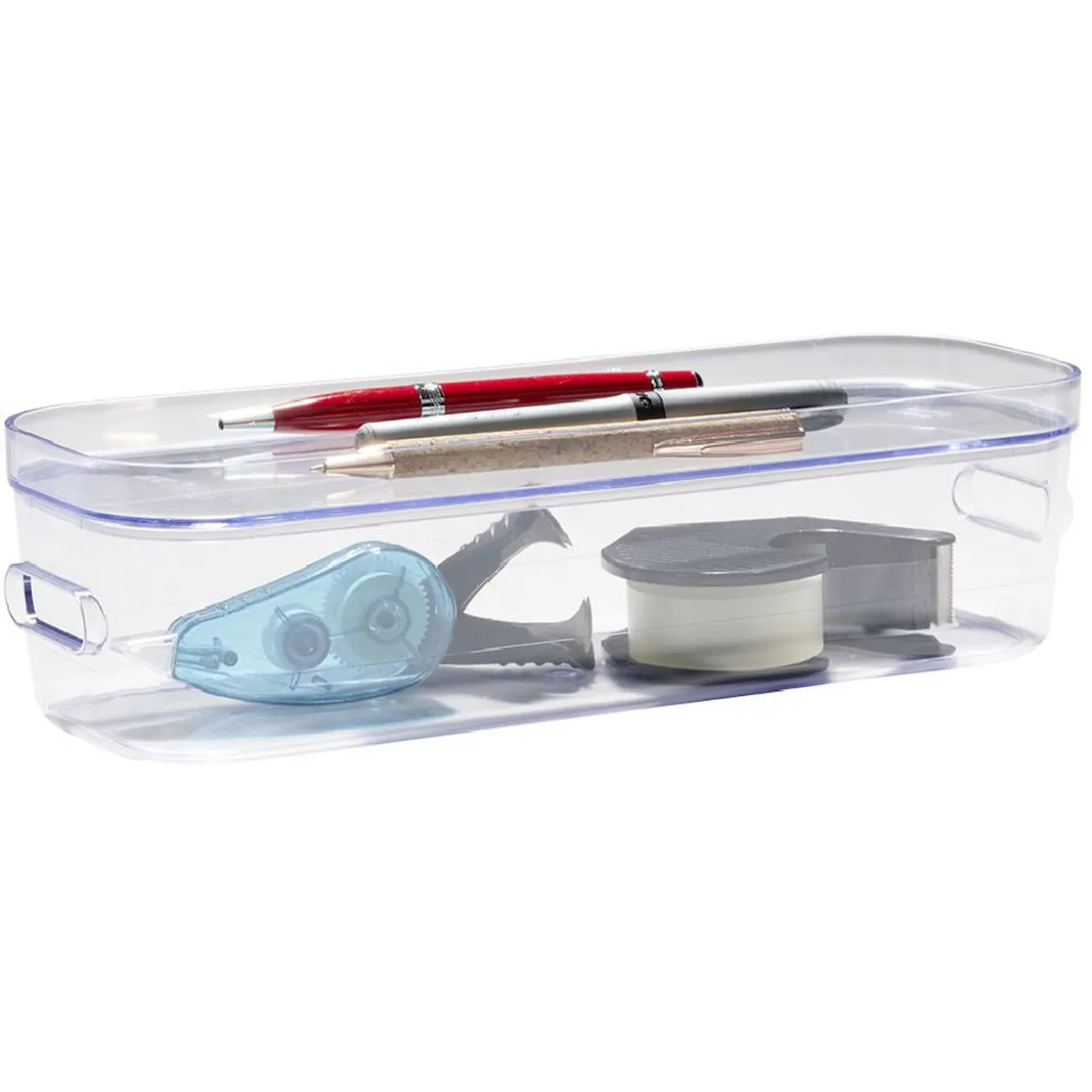 Couvercle pour boîte de rangement transparente