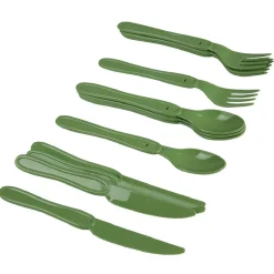 Couvert en plastique couleur unie x 12