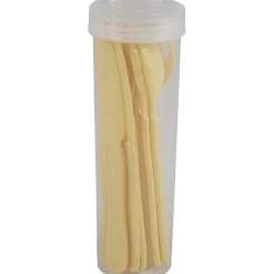 Couvert en plastique couleur unie x 12