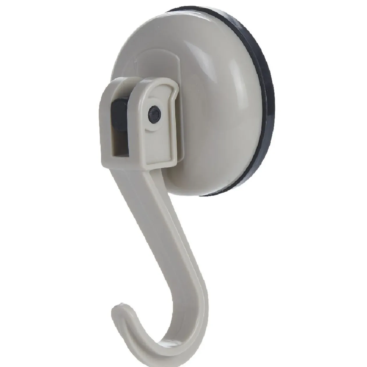 Crochet à ventouse gris