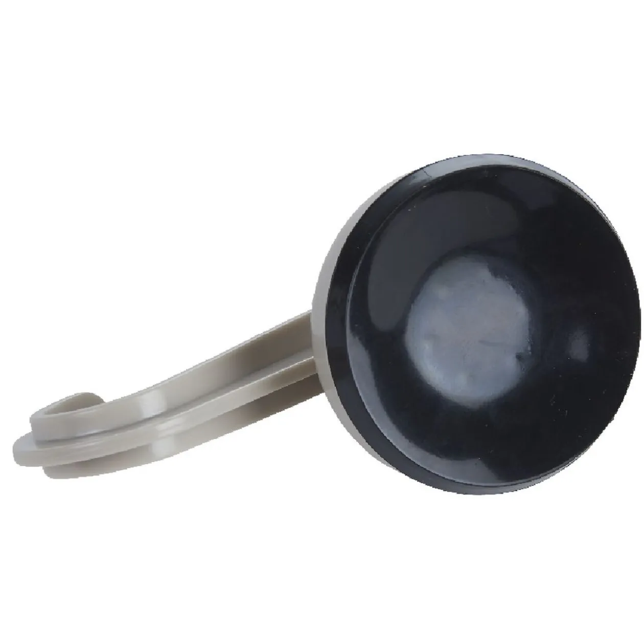 Crochet à ventouse gris