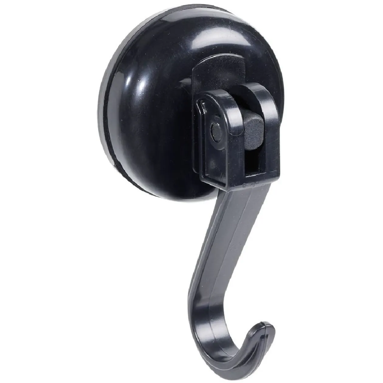 Crochet à ventouse noir