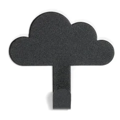 Crochet adhésif métal forme nuage 8,5x2xH11,4cm - 3 modèles