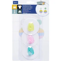 Crochet autocollant x3