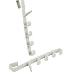 Crochet de porte organisateur blanc x2