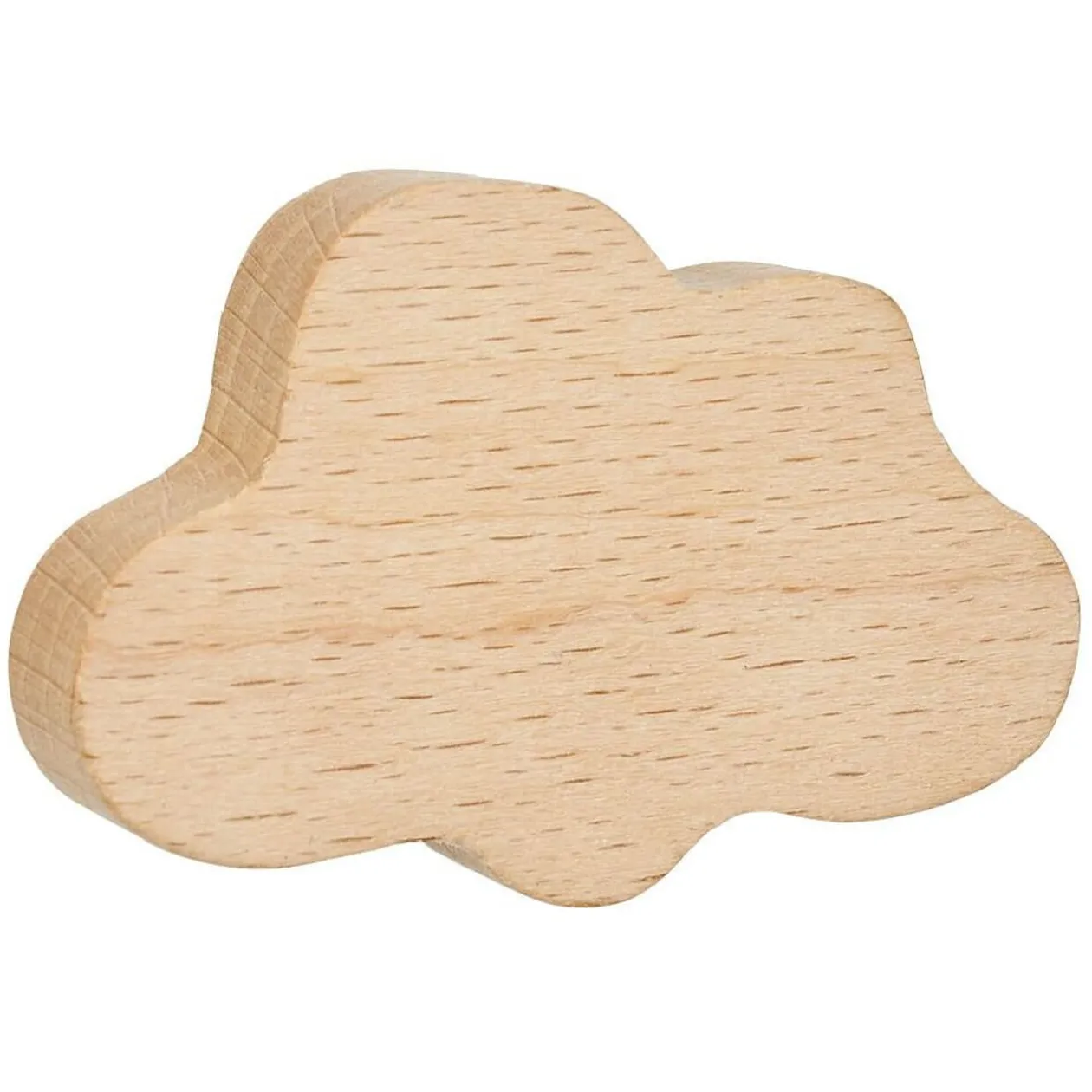 Crochet en bois forme lune, étoile ou nuage