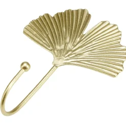 Crochet en métal doré