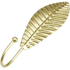 Crochet en métal doré