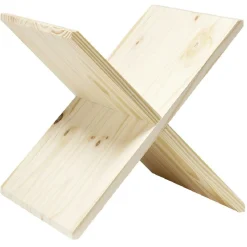 Croisillon Box Cube pin massif naturel