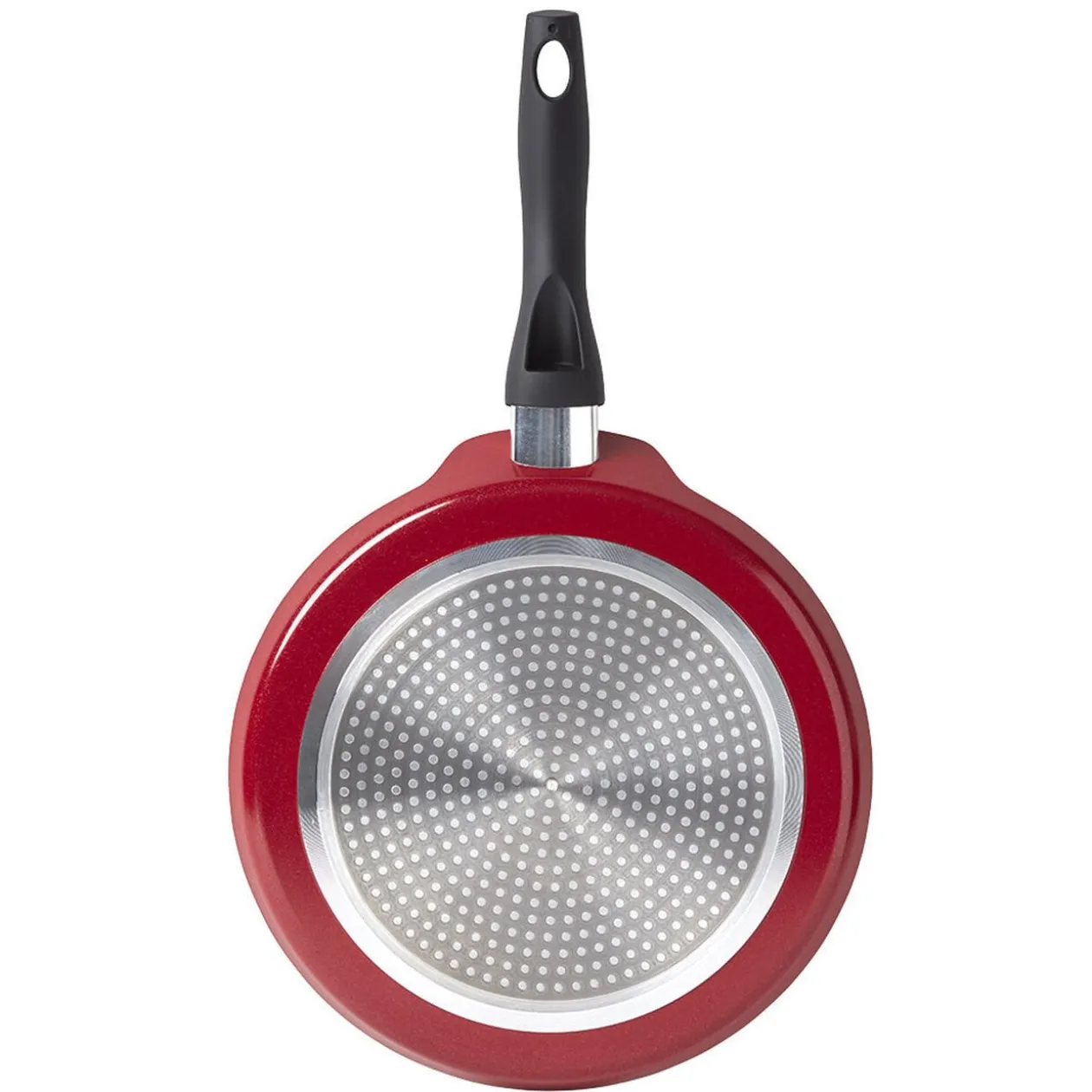 Crépière en aluminium forgé rouge ø 28 cm