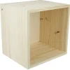 Cube de rangement 1 case pin naturel