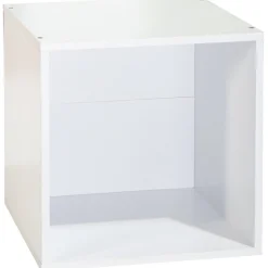 Cube de rangement blanc