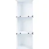 Cube de rangement déco blanc x3